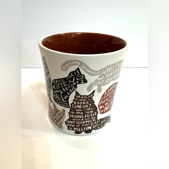 Literary Cat Mug - Kitten Quotes From Famous Writers 12 Oz Coffee Cup - Picture 4 of 8